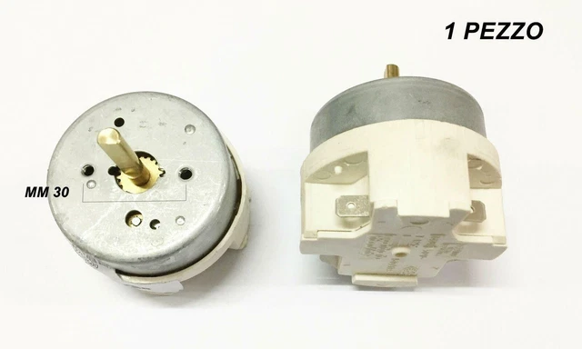 Timer Meccanico Da Forno Lofra 60 Minuti - Contaminuti Per Cucina, Argento, Doppia Alimentazione, Facile Da Usare