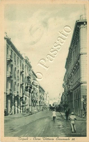 Colonie, Libia - Tripoli, corso Vittorio Emanuele III di Savoia