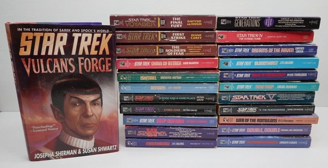 x23 Star Trek novels Book Vintage Weinstein Hambly David 1980-90's Collect USA