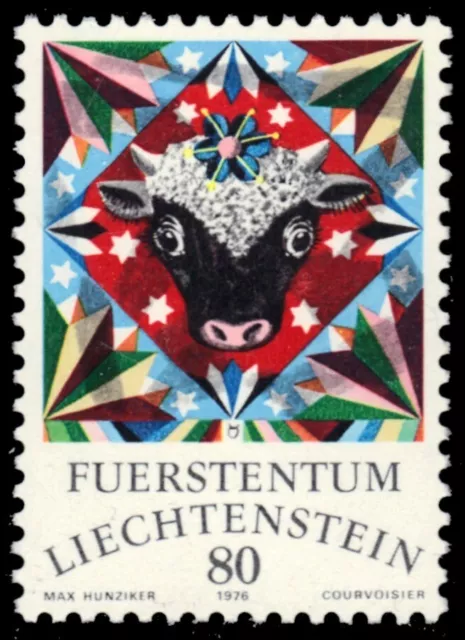 LIECHTENSTEIN 604 - Zodiac Signs "Taurus" (pb82912)