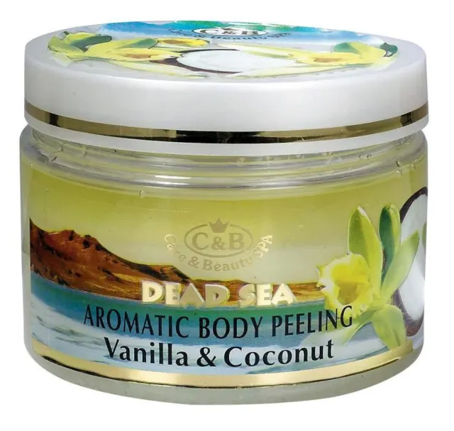 Dead Sea, C&B, Care & Beauty, Aromatic Body Peeling Vanilla Coconut 350ml