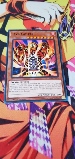 X1 Yugioh Lava Golem - Common - 1st ed - NM - SDSH-EN013 (3 available)
