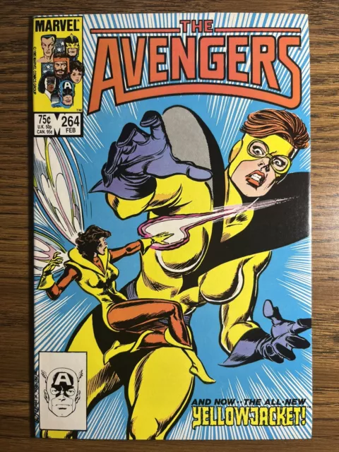 The Avengers 264 High Grade Key Issue 1St App 2Nd Yellow Jacket Marvel 1986