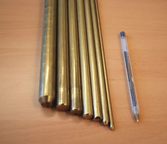 Brass Rod from 10mm up to 12mm diameter- For light engineering and model making.