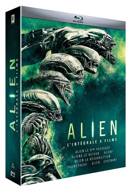BLURAY ALIEN COLLECTION coffret intégrale 6 FILMS FRANÇAIS - NEUF EUR ...