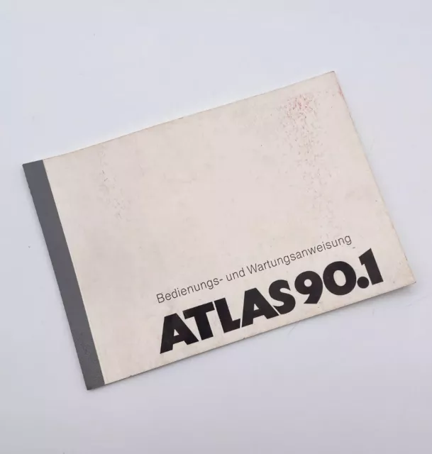 Atlas / Grúas de Carga / Grúa / 90.1/ Manual Instrucciones/Instrucciones