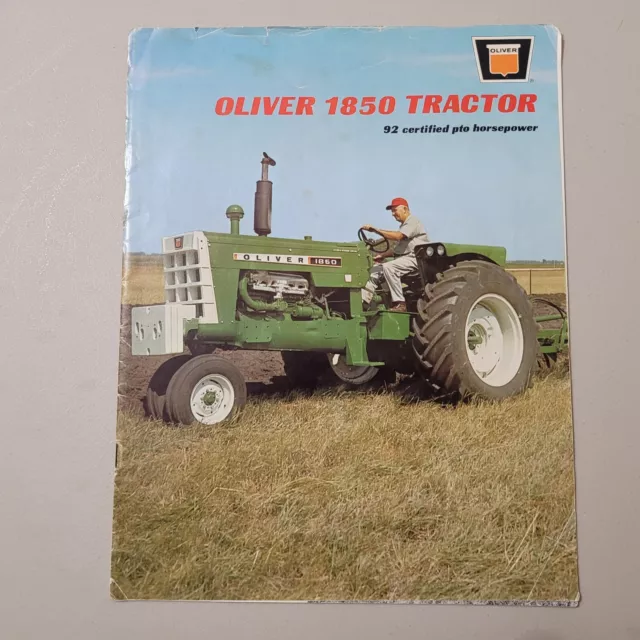 Oliver 1850 Tractor Sales Brochure
