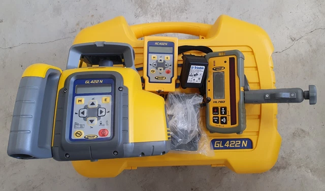 Détecteur/récepteur Laser Rotatif à Faisceau Rouge – Portée 600-1000 Pieds, Précision 0.8-1.5 Mm