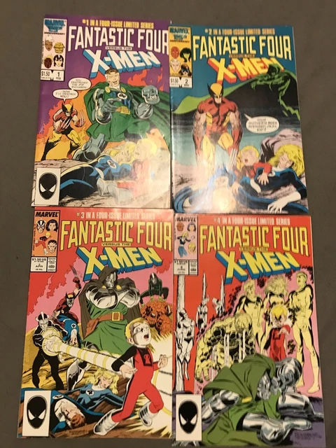 Fantastic Four vs. the X-Men by Chris Claremont (1990, Trade Paperback)