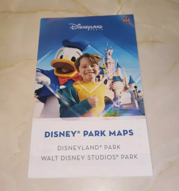 JAN 2024 DISNEYLAND Paris Guide Map January '24 PARK & STUDIOS English
