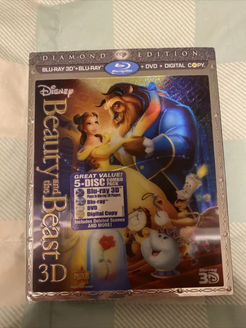 Beauty and the Beast (Blu-ray/DVD, 2011, 5-Disc Set, Diamond Edition