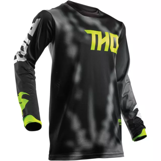 Thor 2018 Pulse Air Radiate Black Kids Jersey Thor