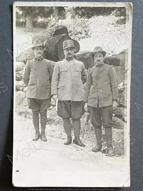 Fotografia originale vintage 1915 - Alpini al fronte