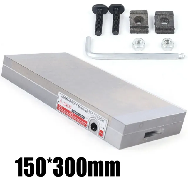 6x12 inch Fine Pole Magnetic Chuck Machining Workholding Permanent Tool 15x30cm!