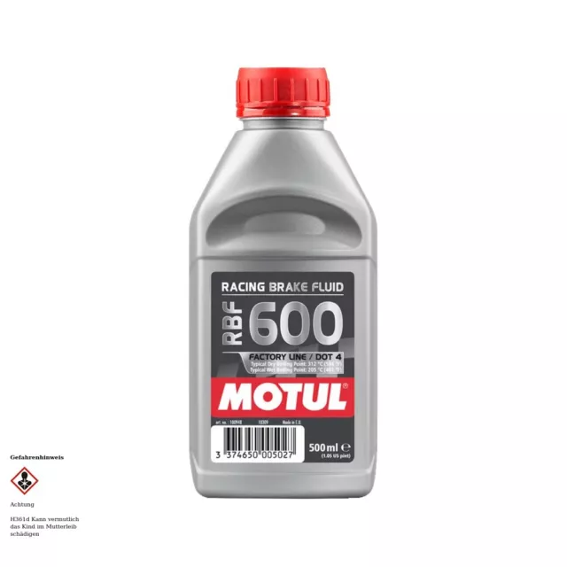 Motul Bremsflüssigkeit Rbf 600 Racing Brake Fluid 500Ml 100948