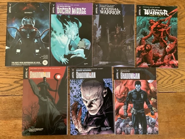 Huge Valiant TPB Set Lot 14 Volumes Harbinger, Shadowman, Eternal Warrior