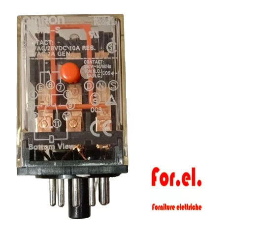 Relais De Puissance OMRON MK 3P-5 MIDGET - Bobine AC24V - Neuf (peut être Sans Emballage D'origine)