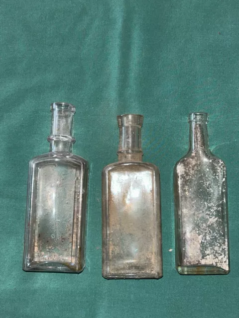 Group Of 3 Dug Bottles, Nice Condition