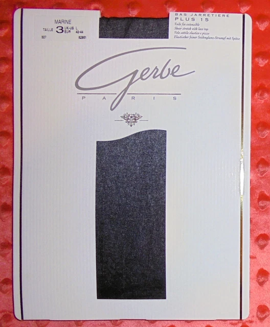 Bas Nylon 15 Vintage Très Transparents - Taille 3 (9 ½), Couleur Bronzage, Pour Porte-jarretelles