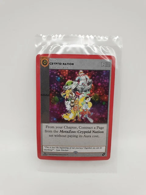 METAZOO 1ST EDITION GOLDEN HAIRED GIRL - Exclusive LGS Promo Card 