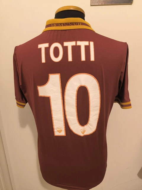 Maillot AS Roma Vintage Totti - Taille L, Occasion En Excellent état, Marque Kappa