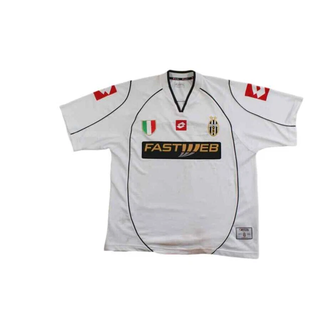 Maillot Foot Juventus Turin Extérieur Vintage 2002-2003 - Lotto - Taille XL