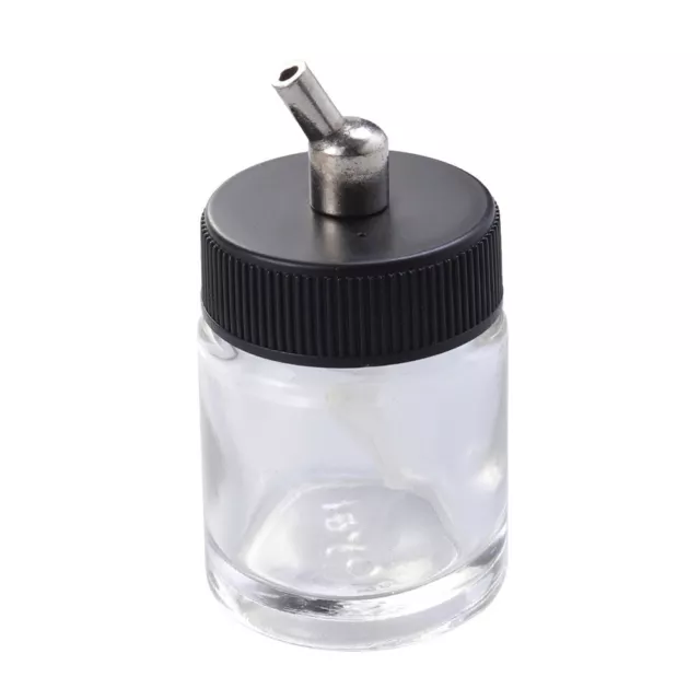 Clear Glass Airbrush Bottles with Caps - 1 Pc - Smooth and Precise Application