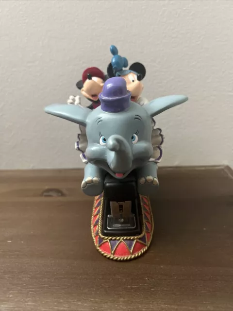 Vintage Disney Mickey Minnie Flying Elephant Dumbo Stapler Exc