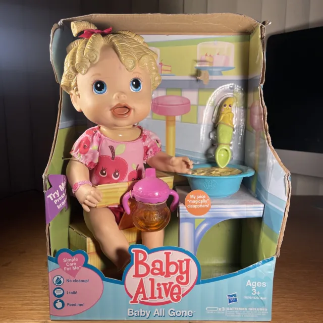 Baby Alive Baby All Gone Bananas ￼2009 Brand New In Box Try Me Batteries Works