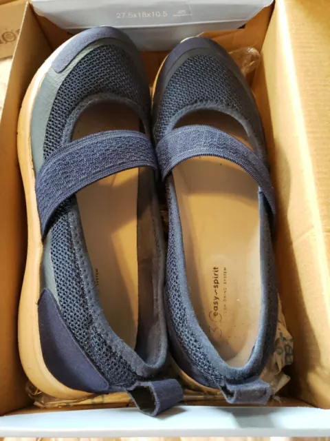 Easy Spirit Womens Dark Blue Slip Ons Size 7 M