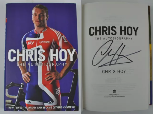 Signed Sir Chris Hoy The Autobiography HB Book Cycling Olympics Olympian