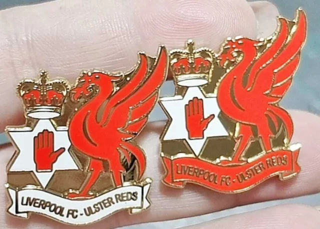 Liverpool Ulster Reds Northern Ireland Football Loyalist Badge Job Lot Bulk Buy