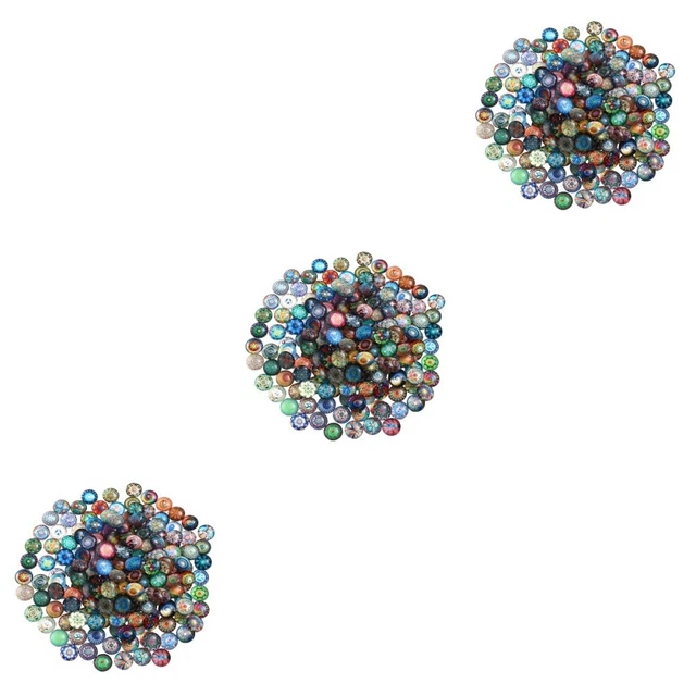 3 Sets Perlen Zubehör Für Mosaikfliesen Gemischte Schmücken Ohrringe