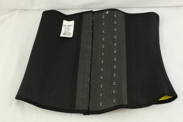 Women Neoprene High Compression Waist Trainer Size 36 SUZE'S BEAUTY Black NWT