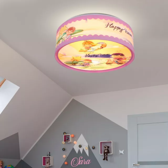 LED Kinder Decken Strahler Mädchen Leuchte Motiv Lampe Spiel Zimmer Beleuchtung