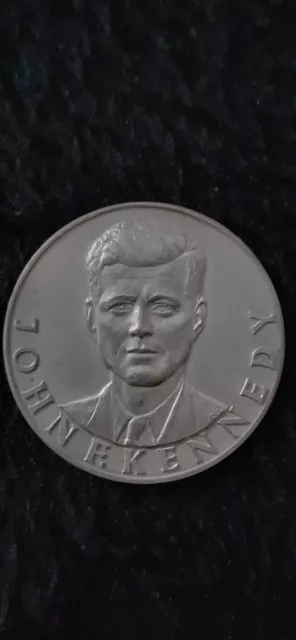 John F. Kennedy Welcome in Germany Silber Medaille von 1963