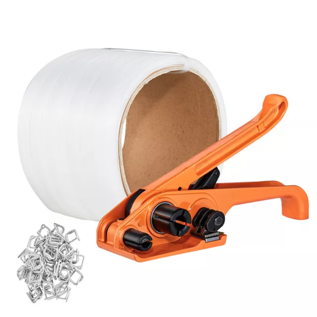 VEVOR Kit de flejado para embalaje, herramienta tensora tensor y cable 328 pies