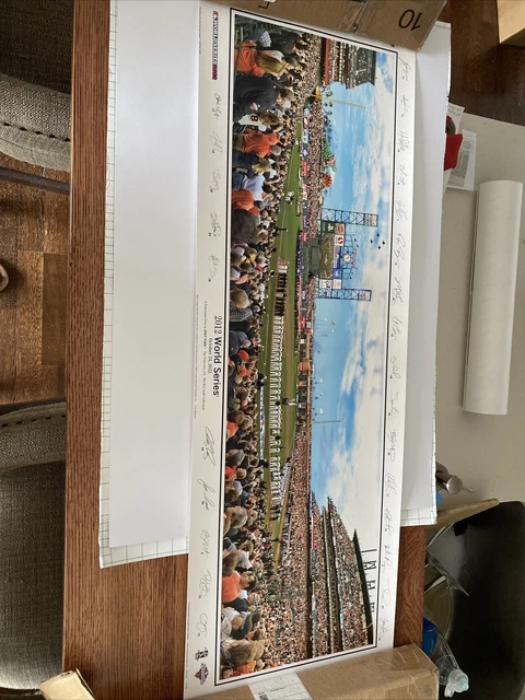 San Francisco Giants 2012 World Series Panoramic 13 1/2 X 39” Print San Francisco Giants 2012 World Series Panoramic 13 1/2 X 39” Print