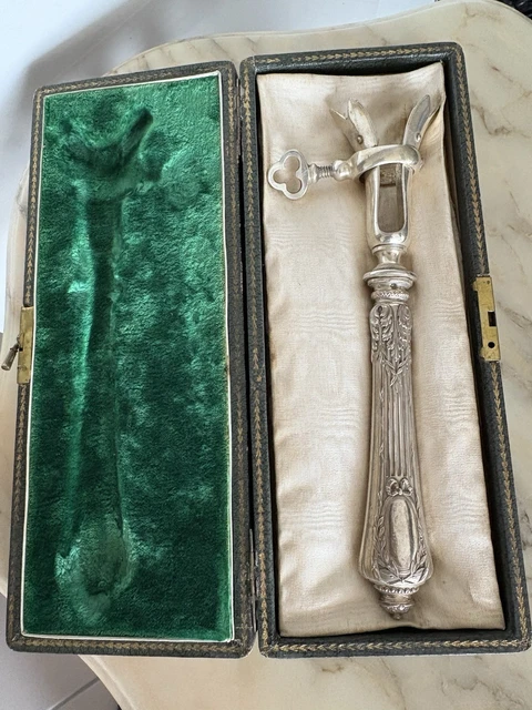 Pince A Gigot Argent Auriébat 65700 Collection - Antiquité - Art
