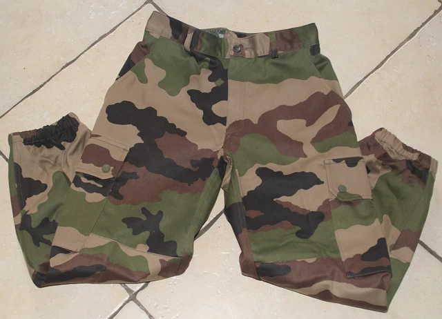 NEUF PANTALON TREILLIS F2 Camouflage Ce Reglementaire Armee Francaise