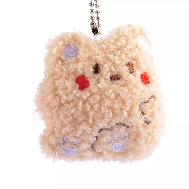 Little Bear Kitten Glutinous Rice Dumpling Puppy Rabbit Teddy Plush Pendant  BII