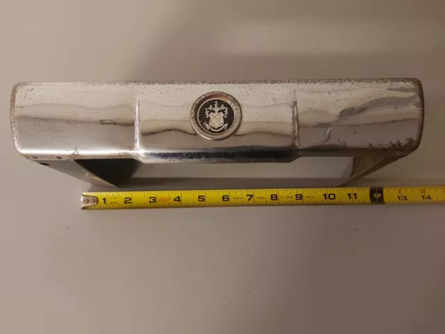 1948 Buick Tissue Holder Under Dash Kleenex Dispenser Chrome Buick Badge Emblem 1948 Buick Tissue Holder Under Dash Kleenex Dispenser Chrome Buick Badge Emblem