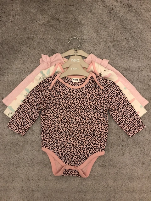 baby girl long sleeve vest bodysuits 9-12 months CREATE BUNDLE NEXT DAY POST