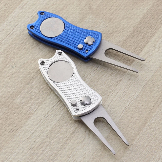 Divot Tool Divot Repair Tool Restorer Tool Folding Tool Stainless Steel 4