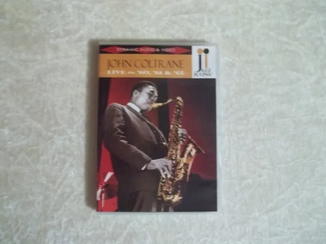 JOHN COLTRANE LIVE In `60, `61 & `65 Dvd Region 0 Jazz Icons Naxos