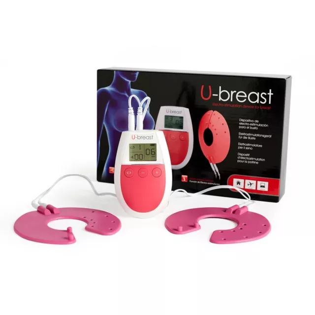 Dispositivo de electroestimulación U-Breast para aumento de senos