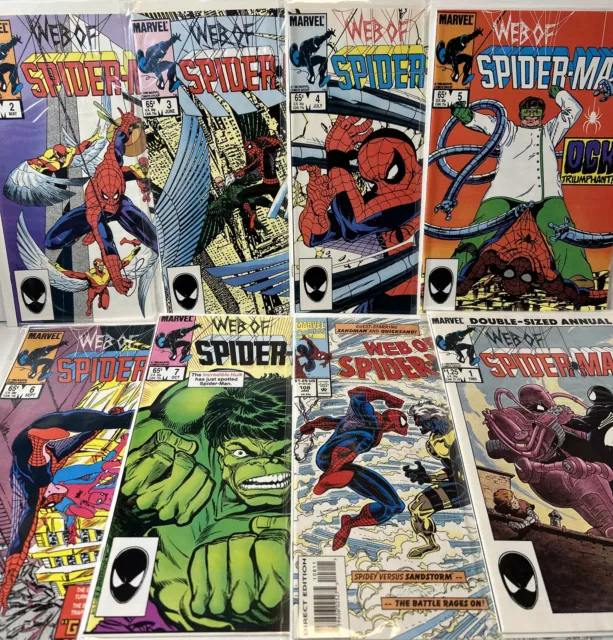 Web Of Spider-Man Lot #2-7 108 Annual 1 *F/VF-NM*