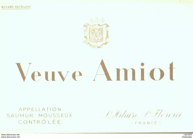 Buvard VEUVE AMIOT Champagne