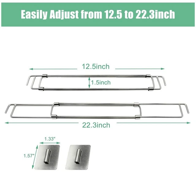 CAMPER ACCESSORIES RV Refrigerator Tension Rods RV Secure Bars 21.13