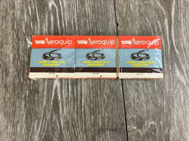 Match Books  Aeroquip Hose Lines For Industry Vintage New Old Stock Pack Of 6